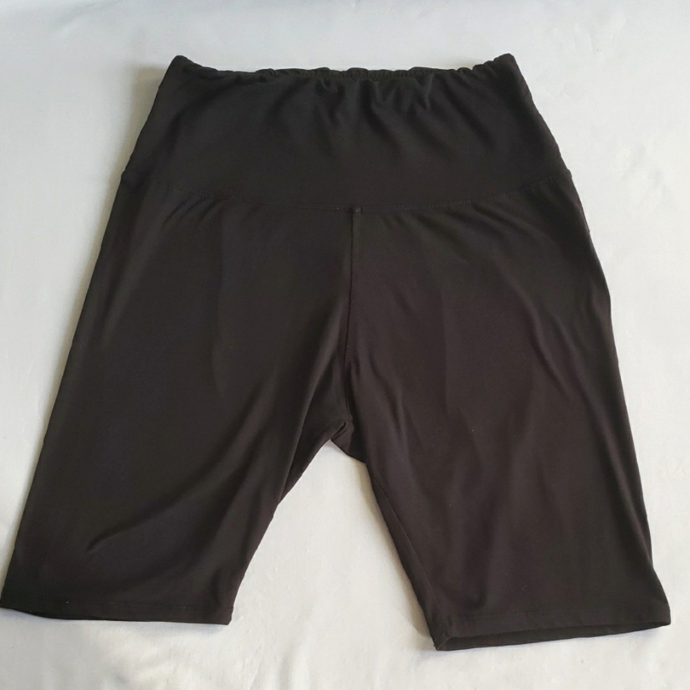 Black High-Waisted Shorts